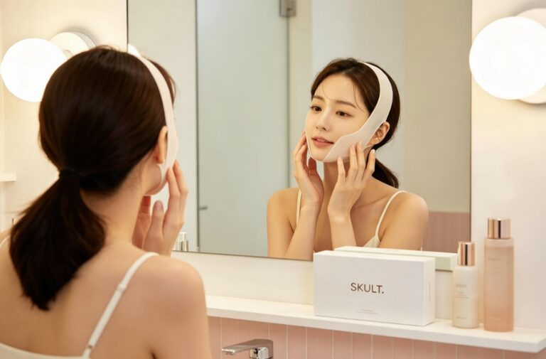 Nighttime Anti-Aging Routine: Korean Women’s Secret with SKULT Collagen Face Wrap